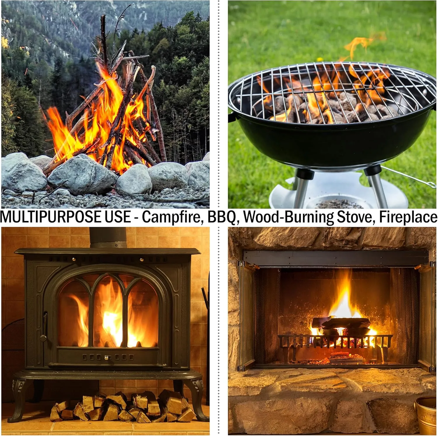 Fatwood Fire Starter Sticks 10-lb Box - Indoor or Outdoor All Natural Pine Fire Starters for Campfires, Fireplace, Firepit, Wood Stove, or BBQ Grill - Kindling Wood Firewood by Pure Garden