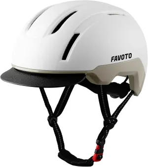 Favoto Adult Bike Helmet with Removable Visor - Lightweight Ebike Helmet CPSC Certified for Scooter, Commuting, Road Bicycle, Skating Adjustable Men Women Youth
