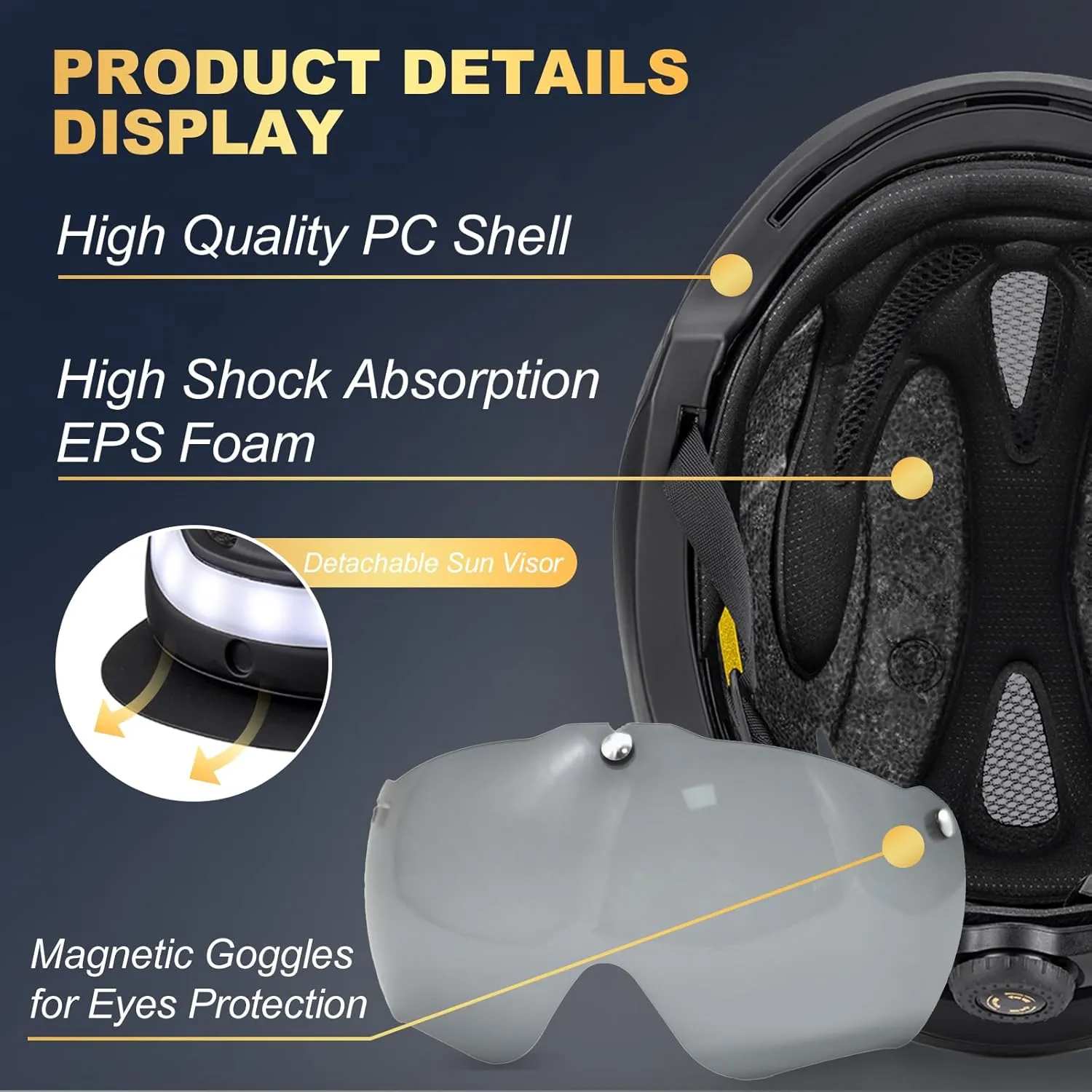Favoto Bike Helmet with Turn Signals Lights - Smart Helmets for Adults Men Women - CPSC Certified Lightweight Bike Helmets - Road Bicycle E-Bikes MTB Commuter