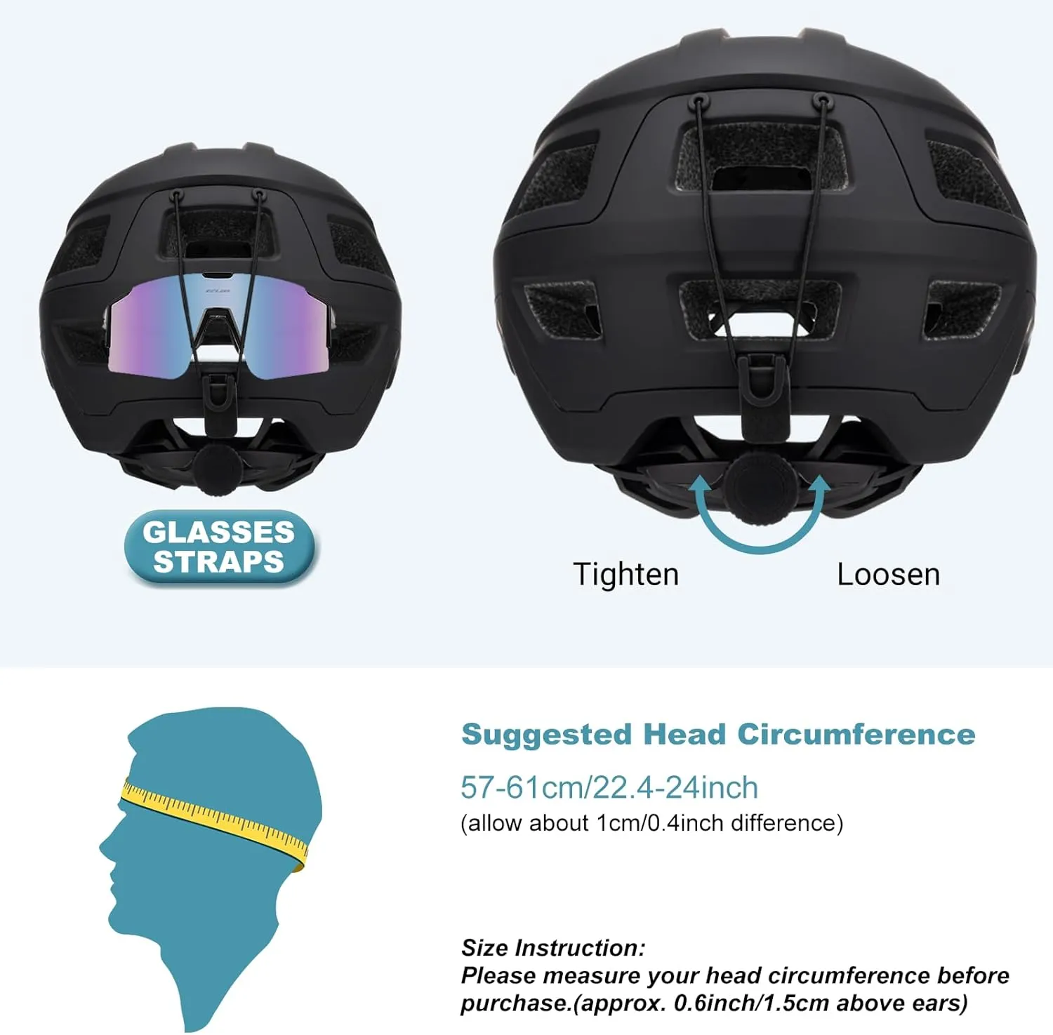 Favoto Mountain Bike Helmet Adult- Dual Shell Lightweight MTB Bicycle Helmet Adjustable for Adults Men Women Youth CPSC Certificated