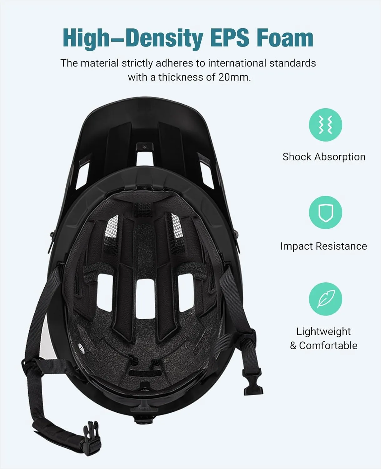 Favoto Mountain Bike Helmet Adult- Dual Shell Lightweight MTB Bicycle Helmet Adjustable for Adults Men Women Youth CPSC Certificated