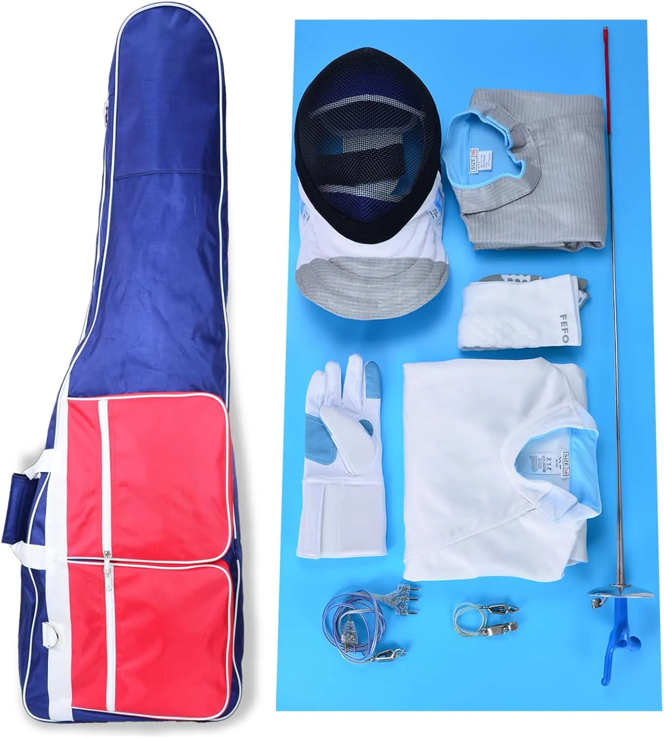 Fencing Bag - Junior Fencing Equipment Bag - Portable Fencing Sword Bag with Handle and Shoulder Strap