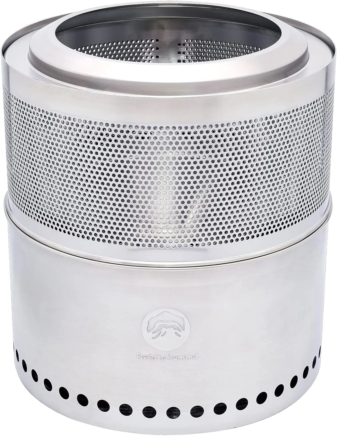 Field to Summit OFBMAXMESH Flame Stove MAX Mesh, Healing, 1/f Fluctuation, Bonfire Stand, Fire Pit, Campfire, Wood Stove, Firewood, Stainless Steel, 304 Camp Included, Carry Bag, Bonfire Stand,