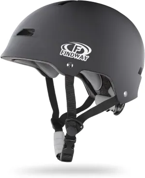 Findway Pro Skateboard Helmet [Safety Certified] Two Removable Liners Bike Helmet for Kids Youth & Adults for Skate, Scooter, Commuter, Longboard & Incline Skating Rollerblading with Adjustable Dial