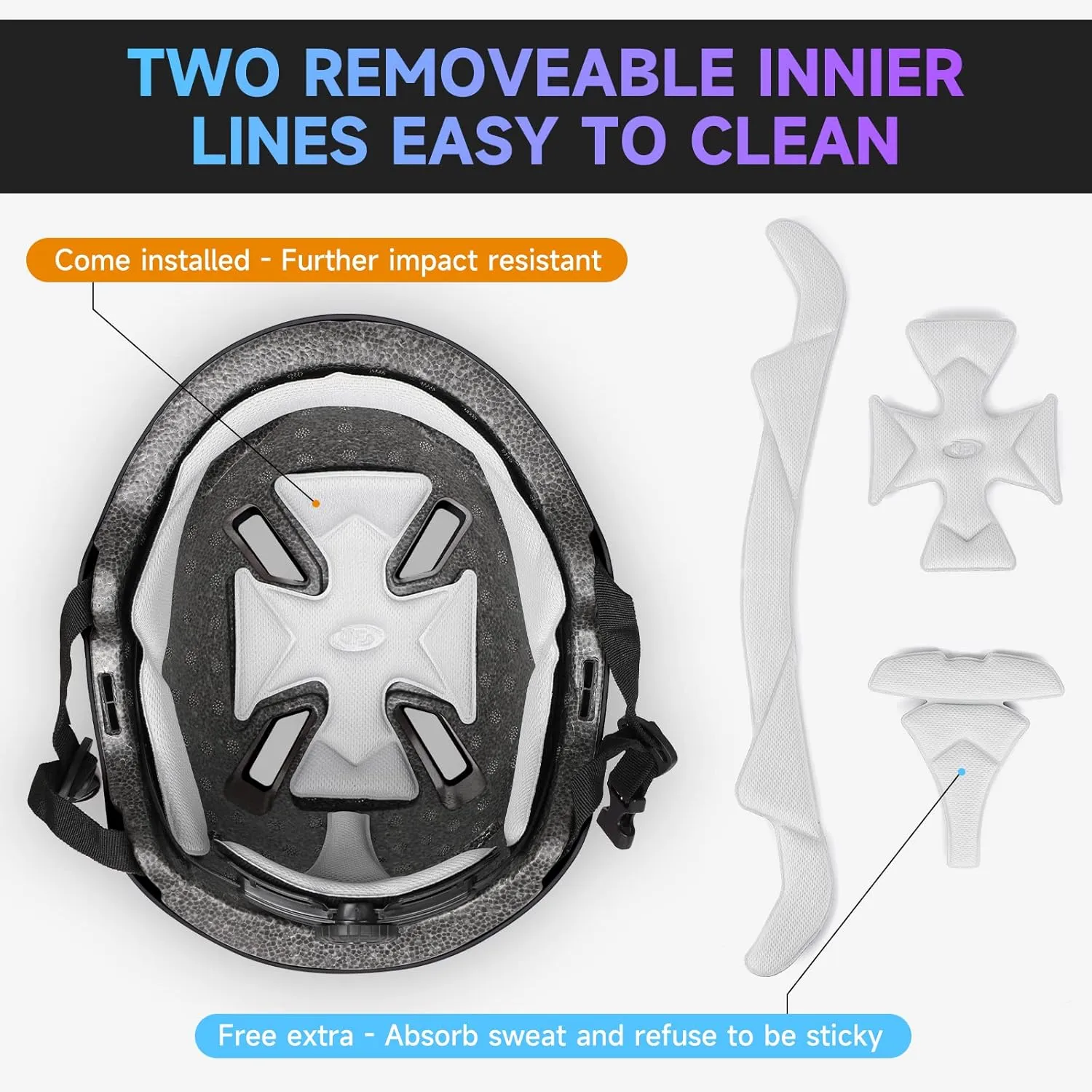 Findway Pro Skateboard Helmet [Safety Certified] Two Removable Liners Bike Helmet for Kids Youth & Adults for Skate, Scooter, Commuter, Longboard & Incline Skating Rollerblading with Adjustable Dial