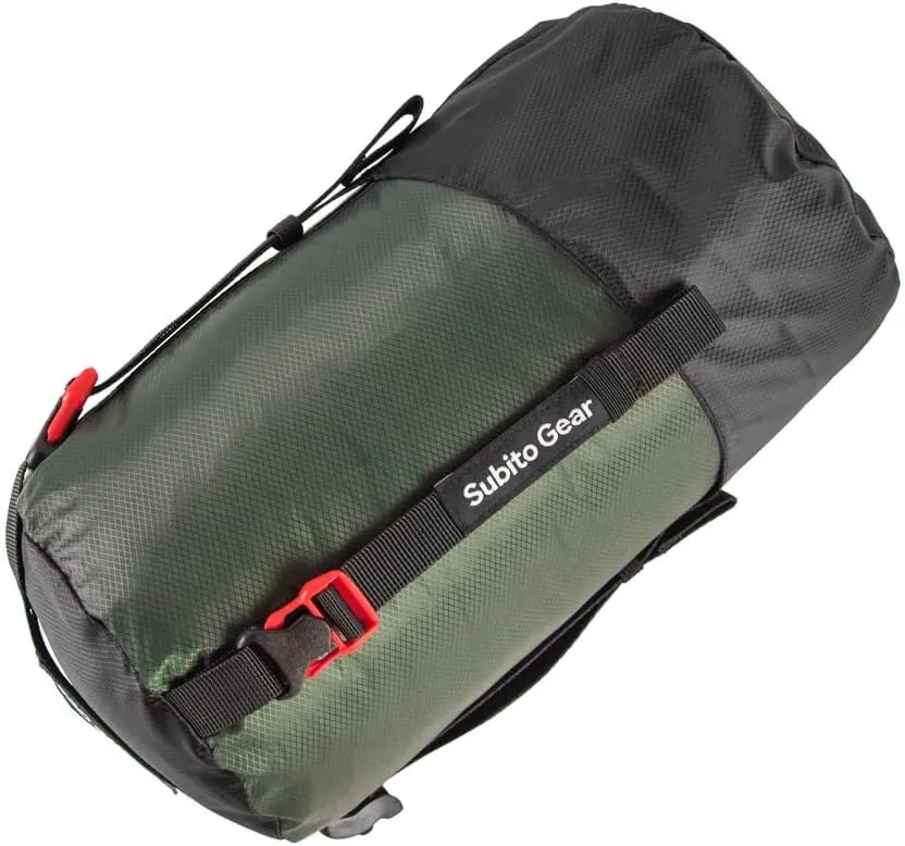 flexman Compression Sack, 2L/6L/8L/18L/25L Lightweight Ripstop Polyester Compression Bag, Water Resistances Sleeping Bag Stuff Sack for Camping Hiking Backpacking