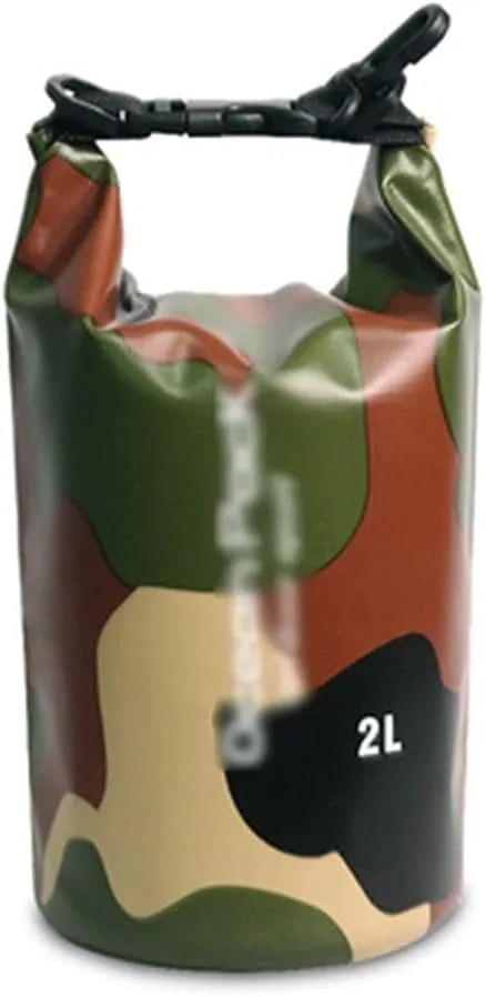 Floating Dry Backpack, Portable Roll Top Dry Sack with Straps, Keep Gear Dry Clean, for Kayaking Boating Sailing Canoeing, 2L/5L/10L/15L/20L/30L (Size : 2L)