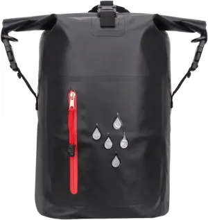 Floating Waterproof Dry Bag 25L, Roll Top Sack Keeps Gear Dry for Kayaking, Rafting, Boating, Swimming, Camping, Hiking, Beach, Fishing (Black)