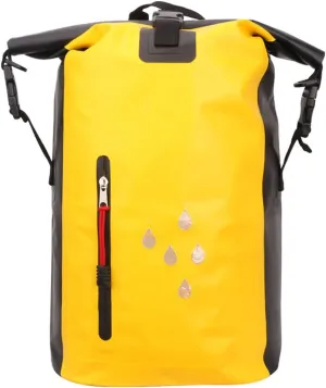 Floating Waterproof Dry Bag 25L, Roll Top Sack Keeps Gear Dry for Kayaking, Rafting, Boating, Swimming, Camping, Hiking, Beach, Fishing (Yellow)