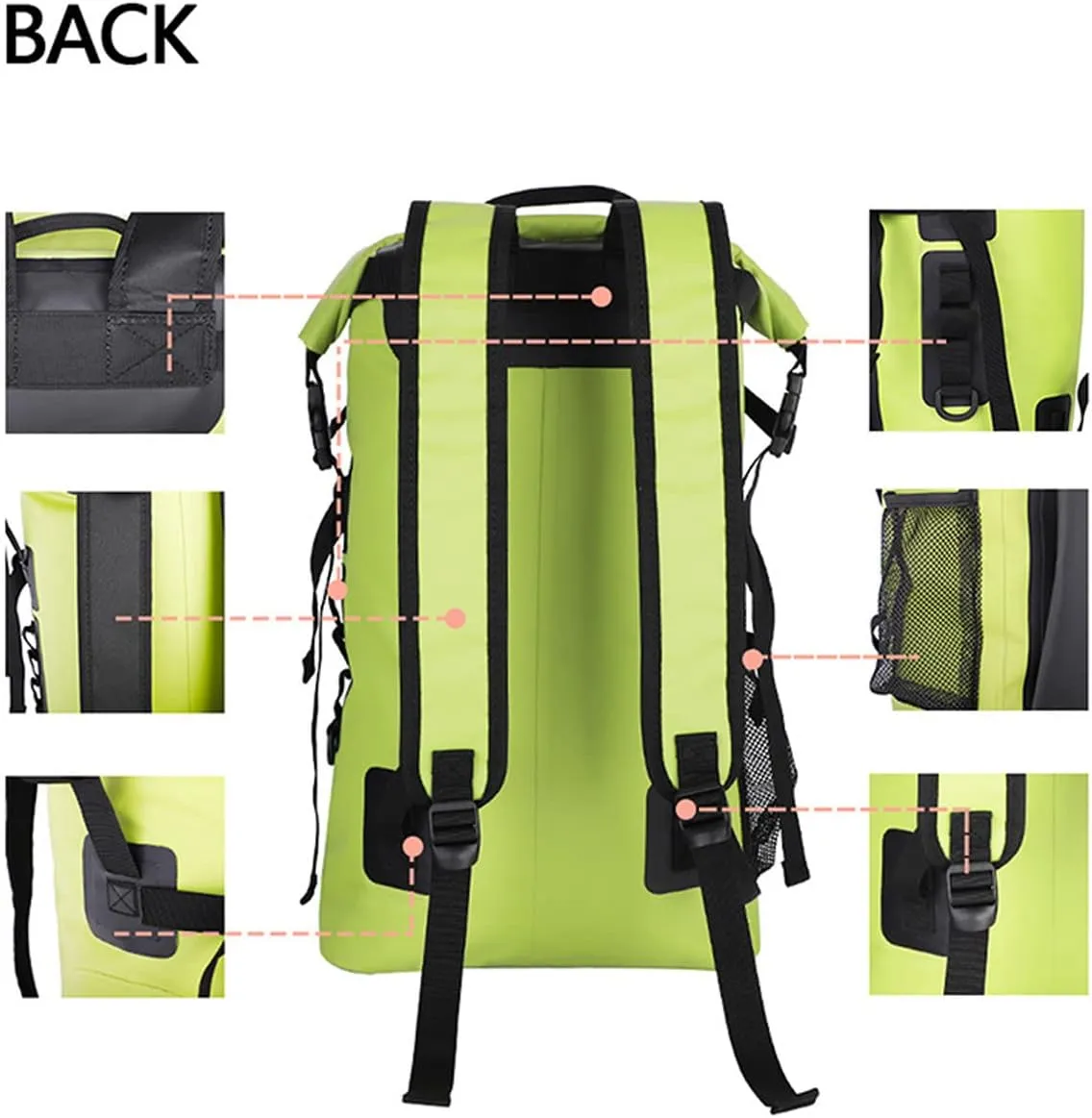Floating Waterproof Dry Bag 30L, Roll Top Sack Keeps Gear Dry for Kayaking, Rafting, Boating, Swimming, Camping, Hiking, Beach, Fishing