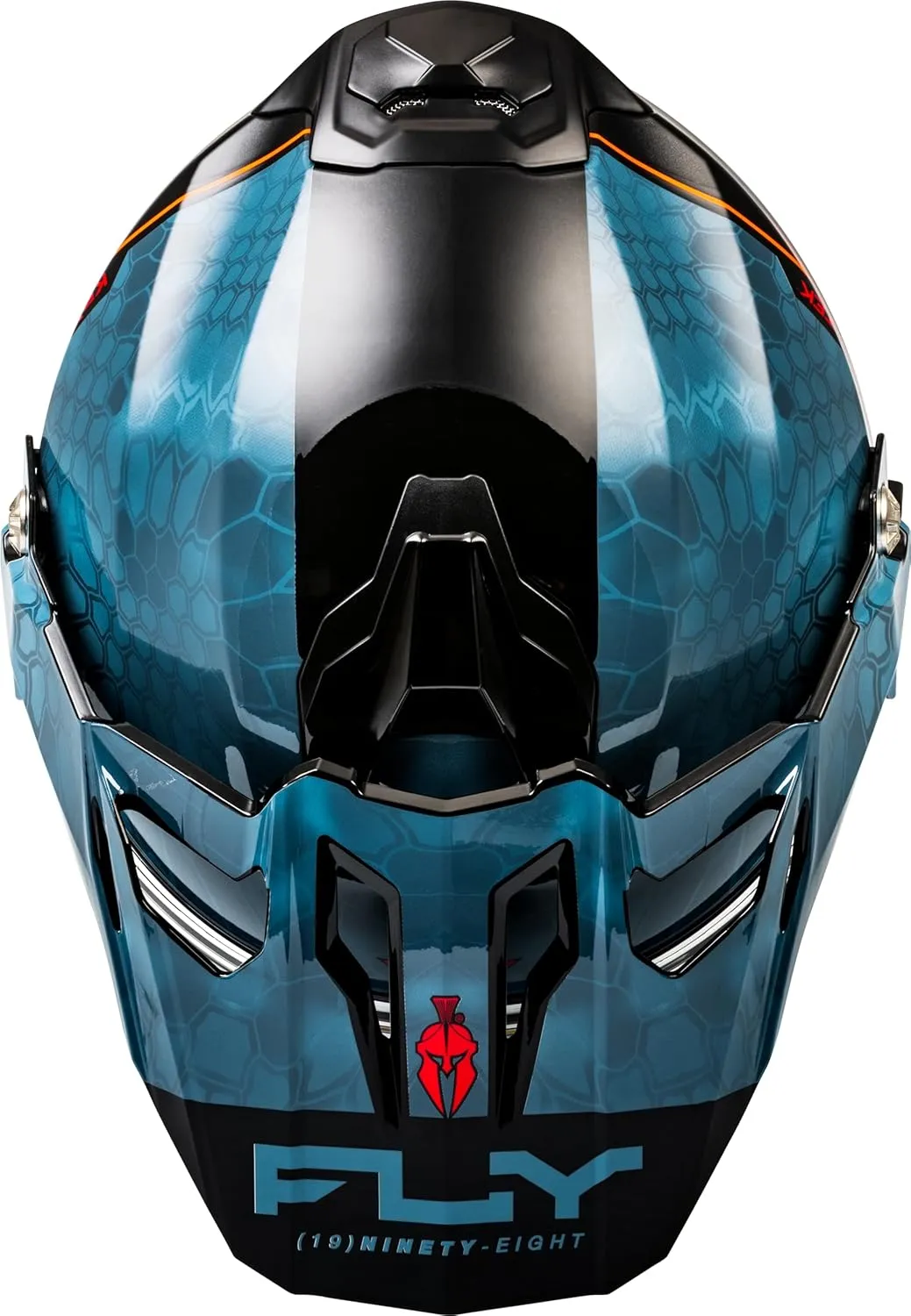 Fly Racing Trekker Kryptek Conceal Helmet (Slate/Black/Red, XX-Large)