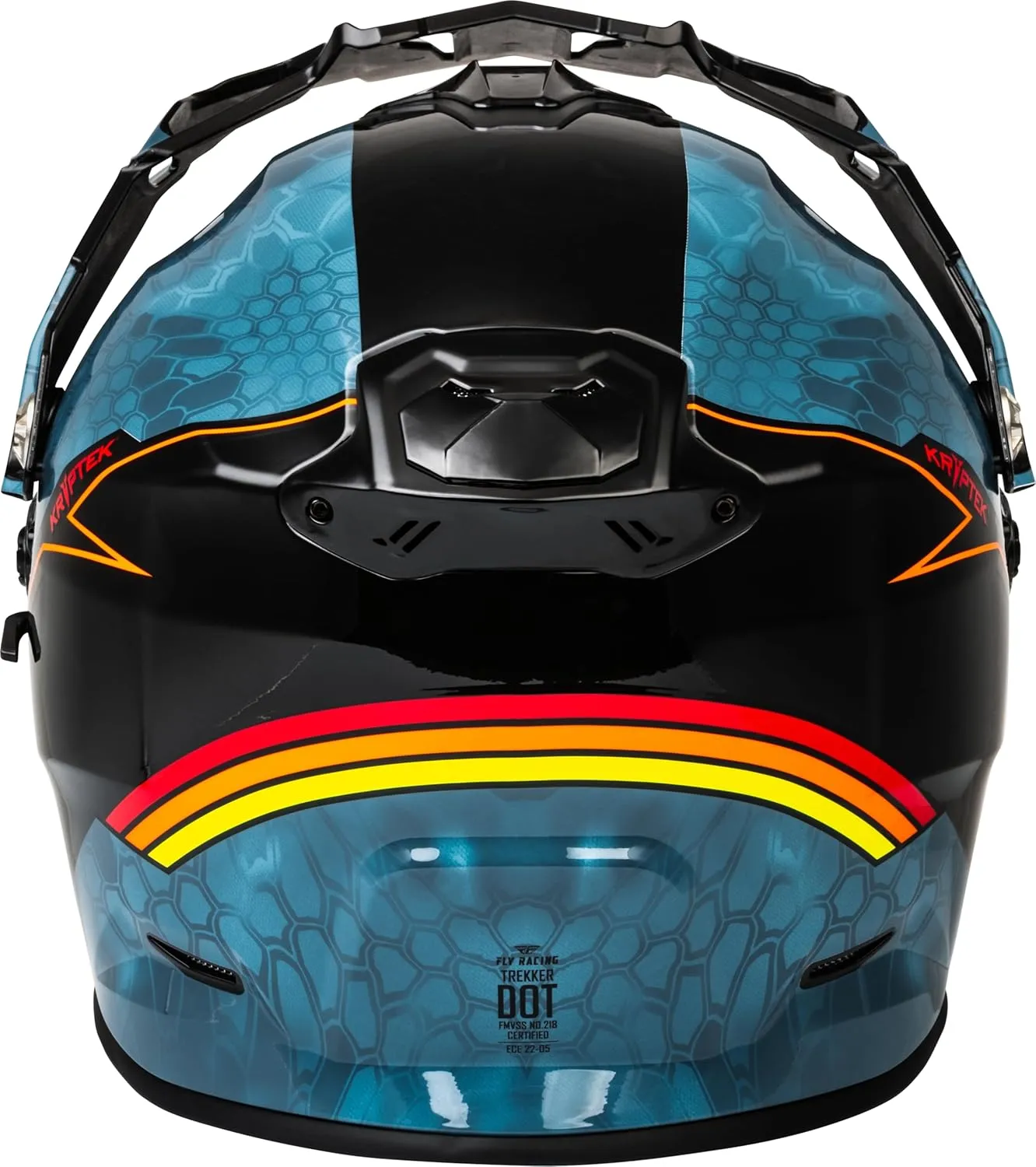 Fly Racing Trekker Kryptek Conceal Helmet (Slate/Black/Red, XX-Large)