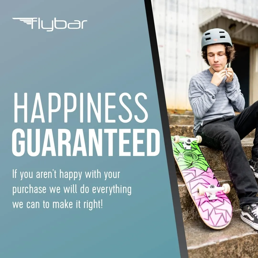 Flybar Bike Helmet- Multi Sport Dual Certified Adjustable Dial, Lightweight Skateboard Helmet, Roller Skating, Pogo, Electric Scooter, Snowboard, Boys and Girls Kids- Adults Helmets