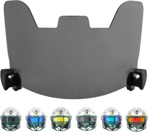Football Visor, Visor for Helmet with High Clarity, Impact Resistant Football Helmet Visor, Easy Install Visor Football for Yough&Adult Football Gear