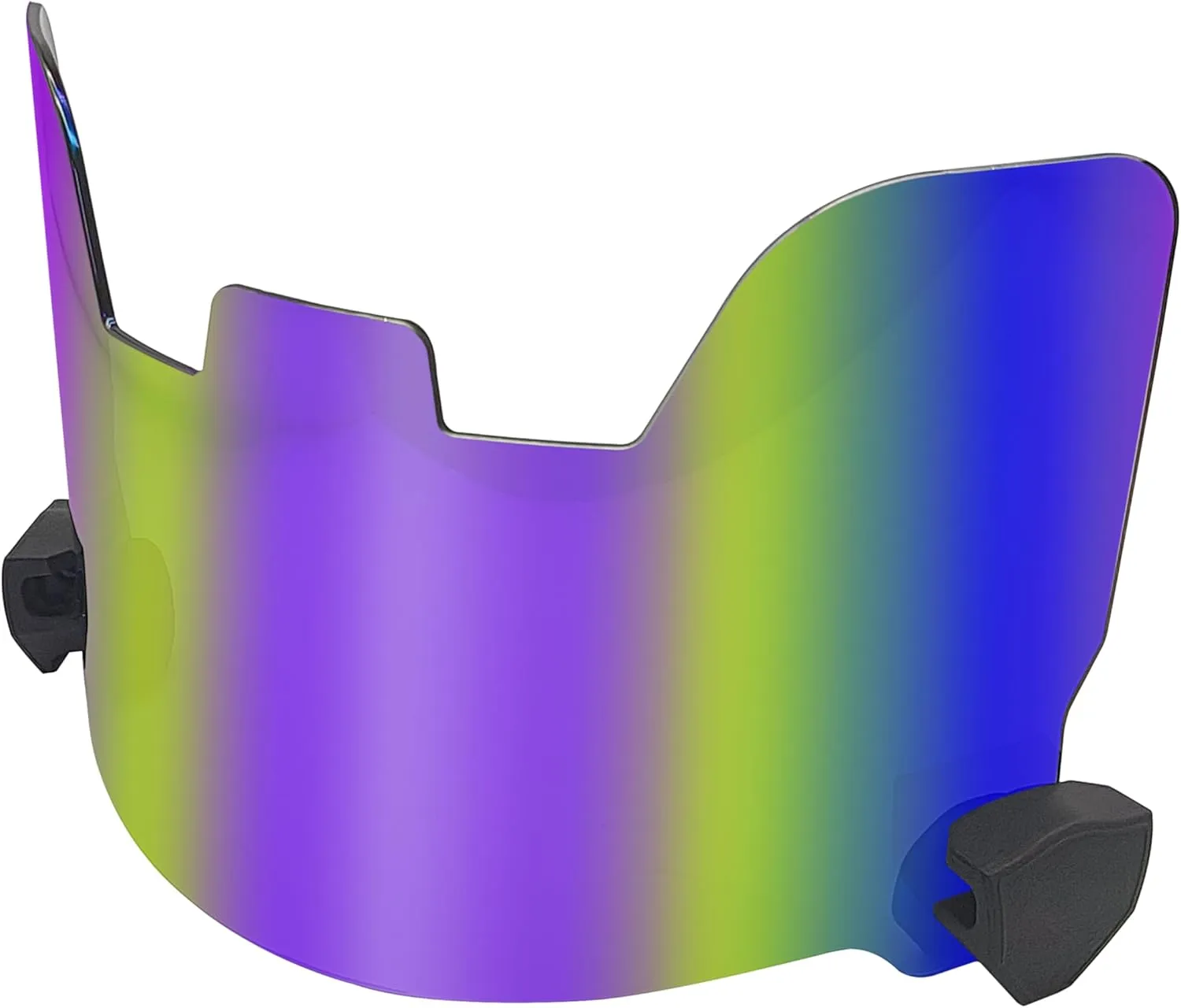 Football Visor,Eye-Shield Visor for Helmet, Clear Visor Fit, Scratch Resistant, UV Block, Anti-Fog for Adult&Youth Football Helmet with Clips(Purple)