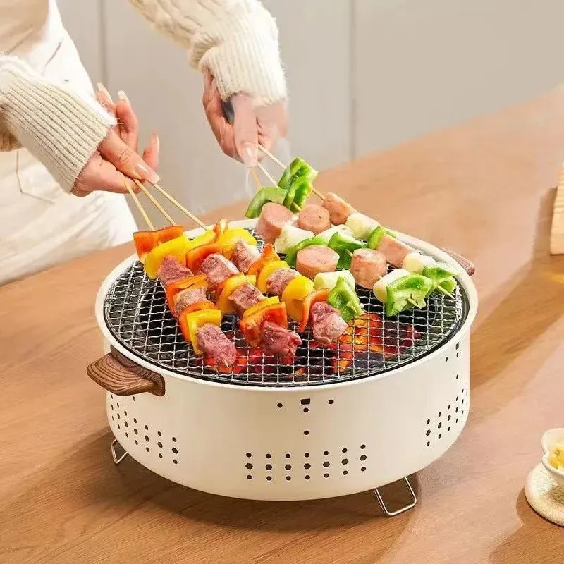 Fornello Riscaldamento Griglia Per Barbecue Materiale Metallo Griglia Da Tavolo Portatile