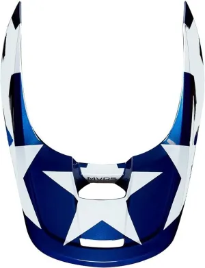 Fox Racing V1 SE Helmet Visor - Mxon - 24363 (White/Red/Blue - S)