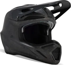 Fox Racing V3 RS Carbon Solid Helmet (Matte Black) 31361-255
