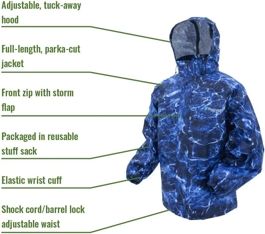 FROGG TOGGS Men's All-Purpose Rain Jacket