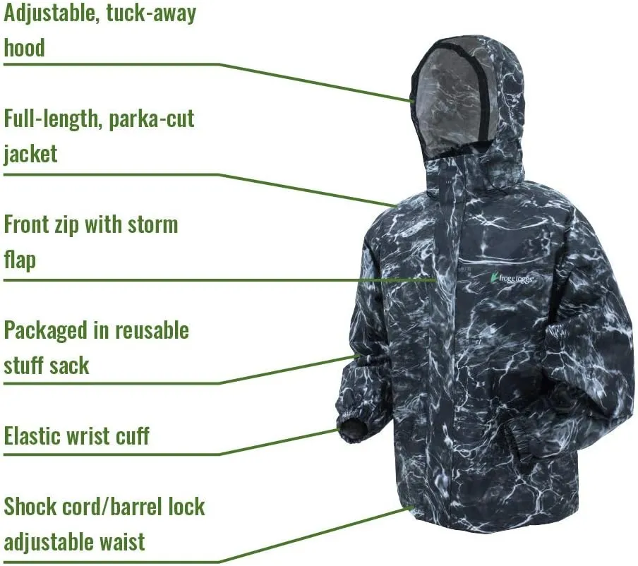 FROGG TOGGS Men's All-Purpose Rain Jacket