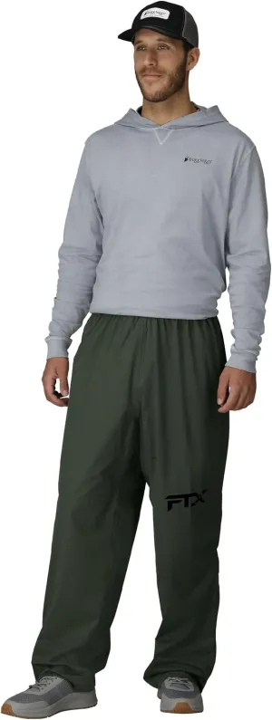 FROGG TOGGS Men's Ftx Lite Waterproof Rain Pant, Breathable, Comfort Stretch