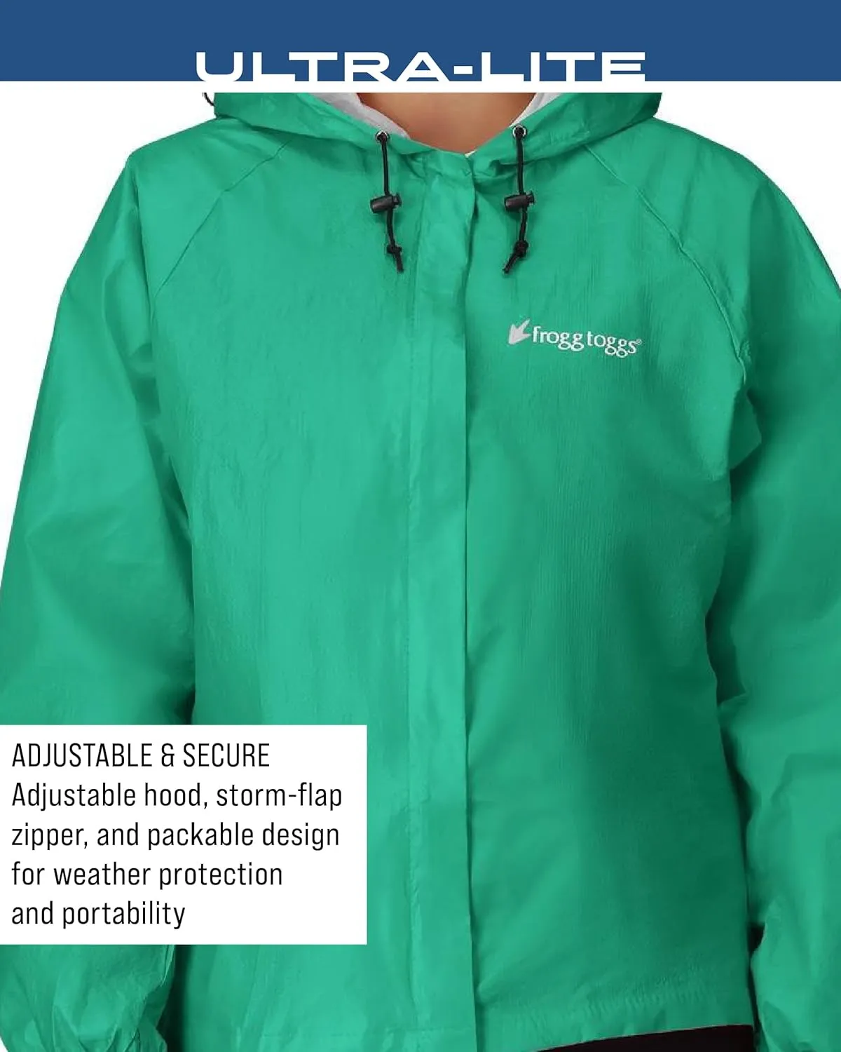 FROGG TOGGS Women's Ultra-lite2 Waterproof Breathable Rain Jacket