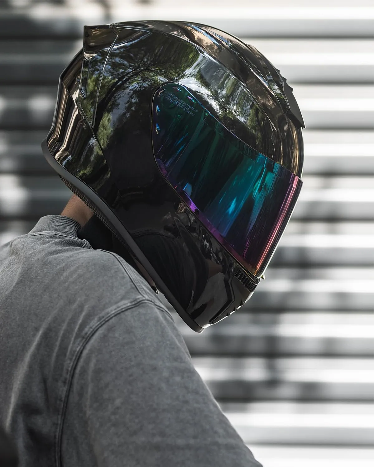Full Face Motorcycle Helmets for Adults Men and Women DOT Street Bike Racing Helmet with Tinted Visor Model MD-813