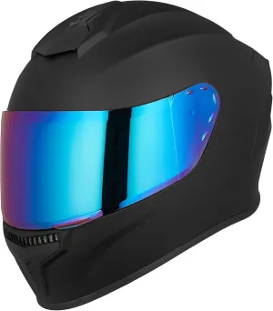Full Face Motorcycle Helmets for Adults Men and Women DOT Street Bike Racing Helmet with Tinted Visor Model MD-813