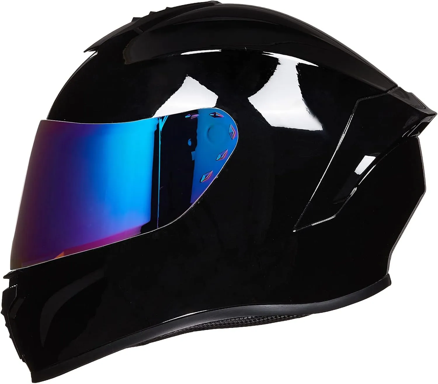 Full Face Motorcycle Helmets for Adults Men and Women DOT Street Bike Racing Helmet with Tinted Visor Model MD-813