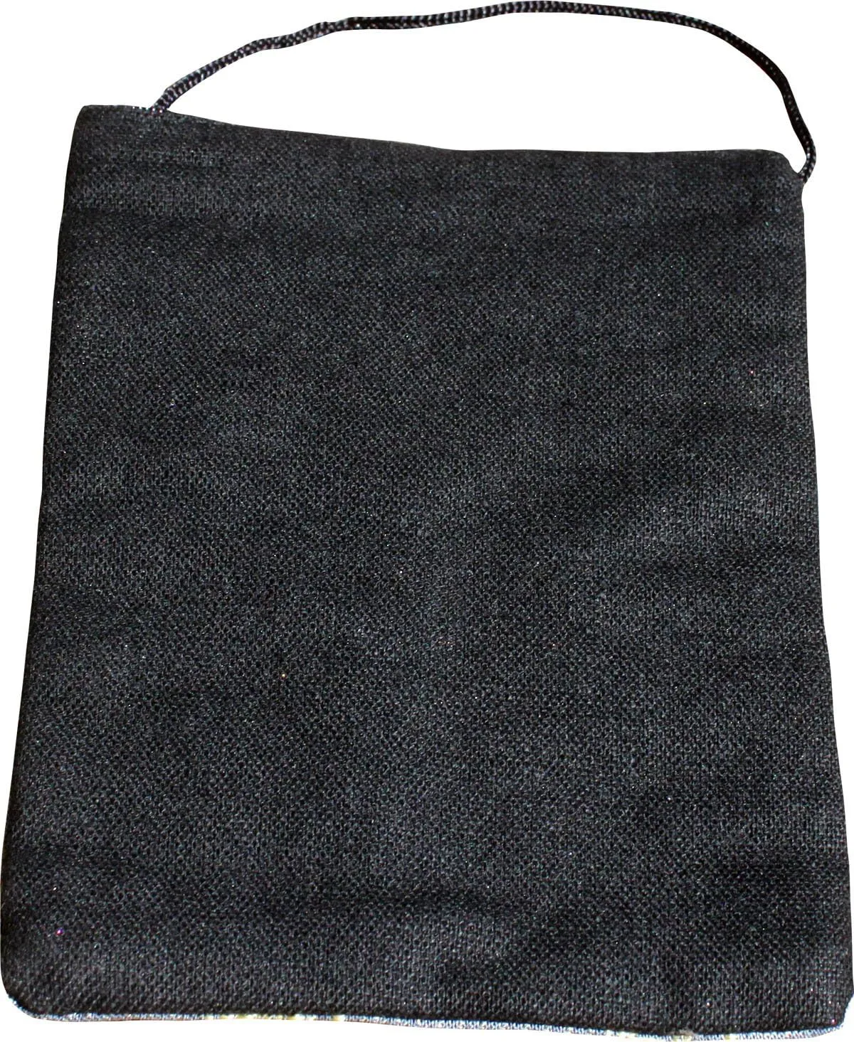 Full Funk Mid Size Thai Silk Shoulder Pouch Bag, 4x5.5inch, Burgundy Red