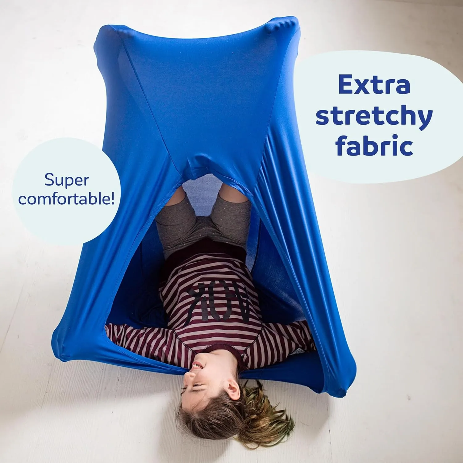Fun and Function - Transformer Sensory Sack - Sensory Compression Sack for Kids with Special Needs - Soothing and Encourages Focus - Small - Blue