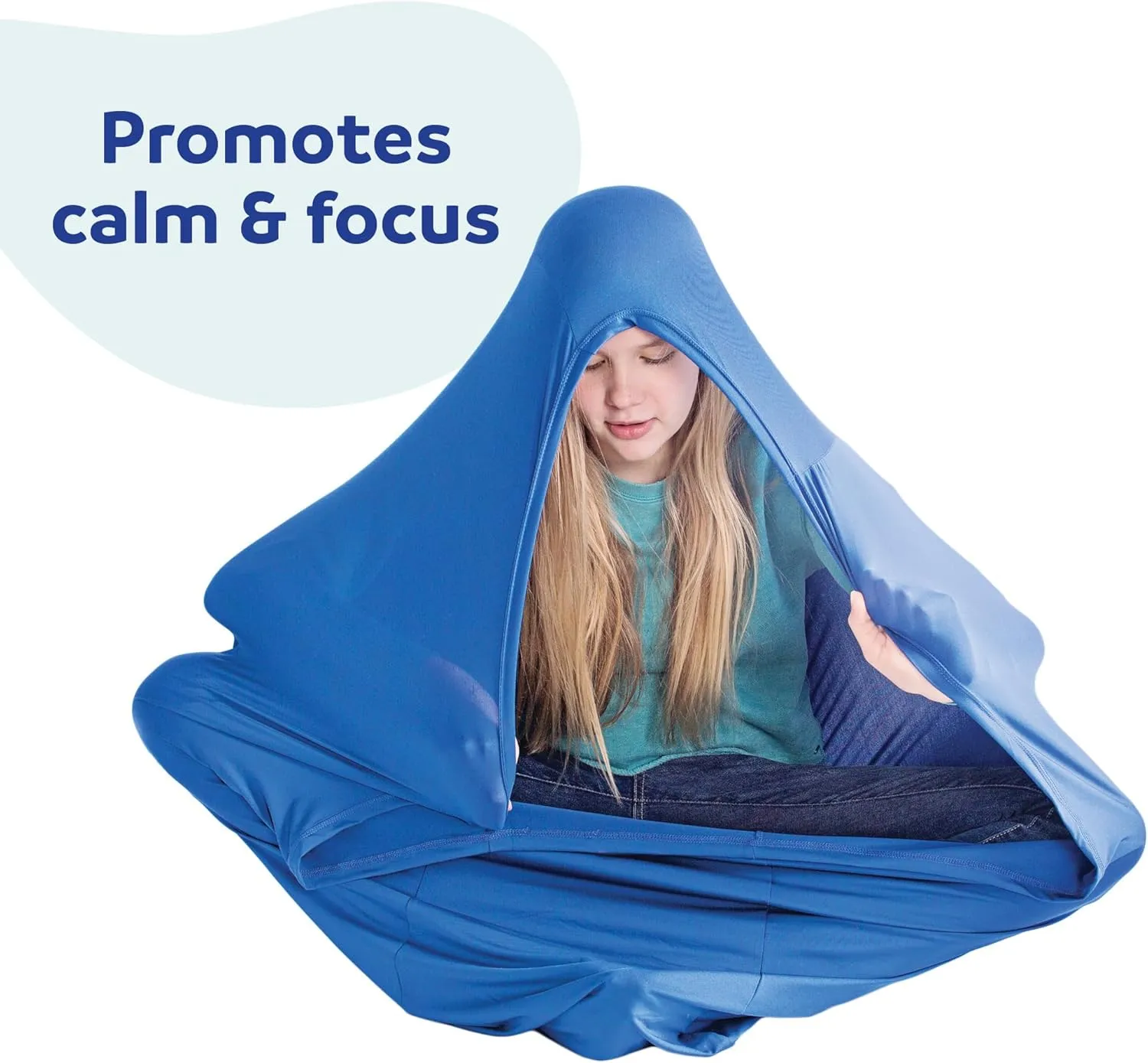 Fun and Function - Transformer Sensory Sack - Sensory Compression Sack for Kids with Special Needs - Soothing and Encourages Focus - Small - Blue
