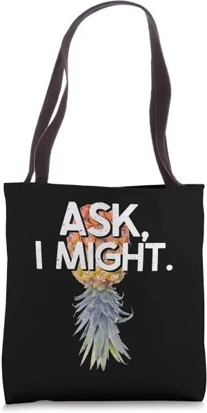 Funny Swinger Upside Down Pineapple Kinky Swinging Item Tote Bag