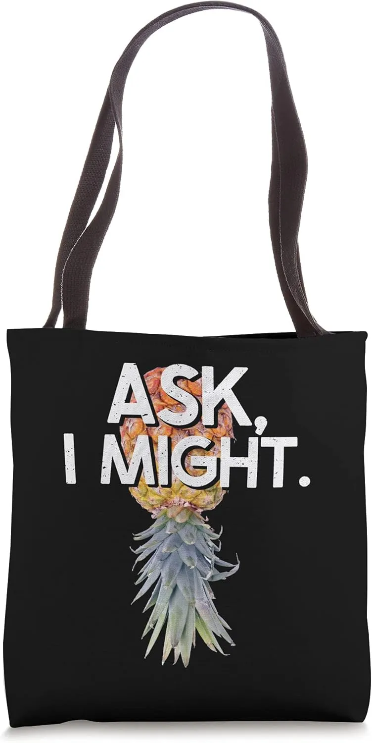 Funny Swinger Upside Down Pineapple Kinky Swinging Item Tote Bag