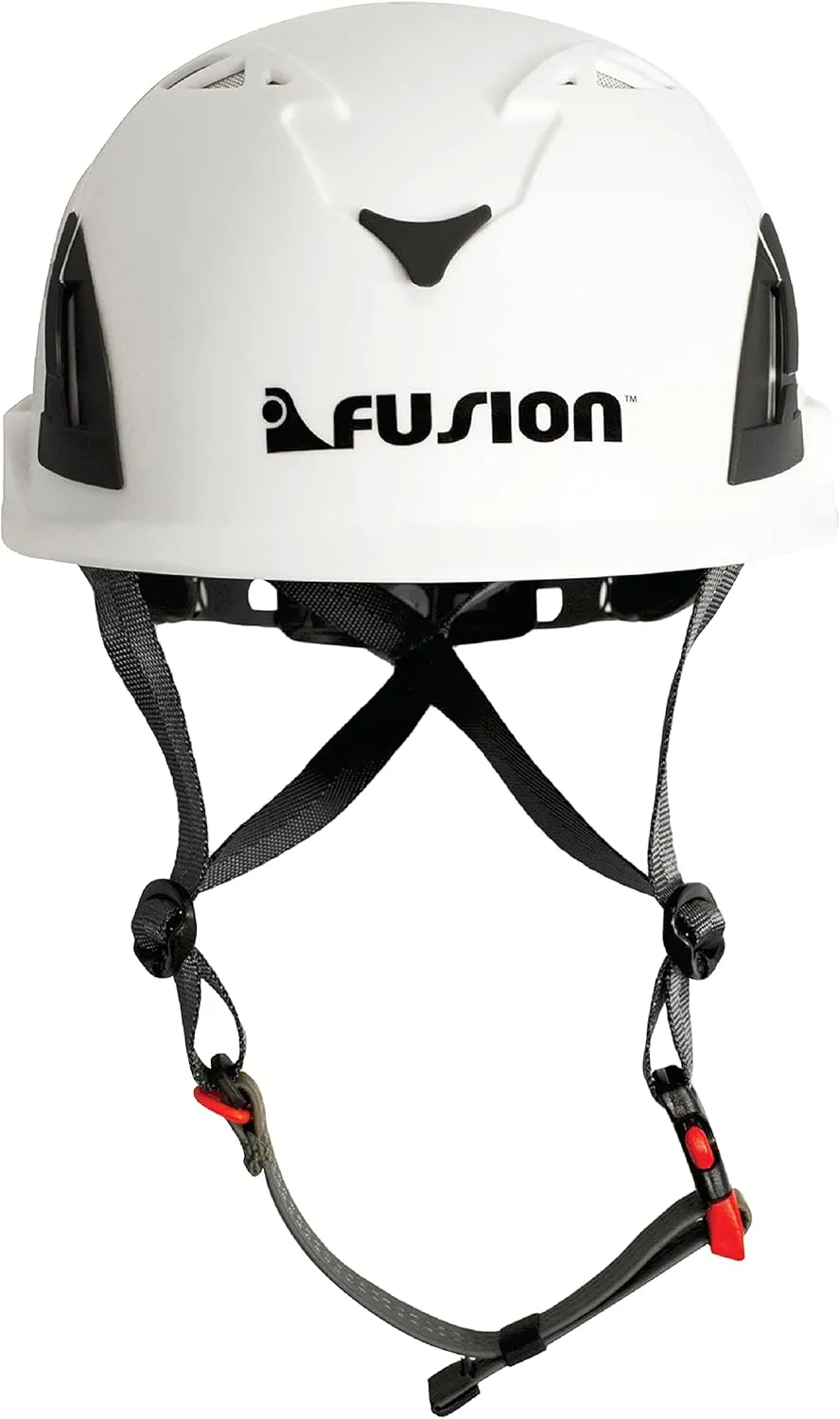Fusion Climb Meka II Climbing and Zipline Safety Helmet - White, 6.25-Inch H x 10.3-Inch L x 8.25-Inch W
