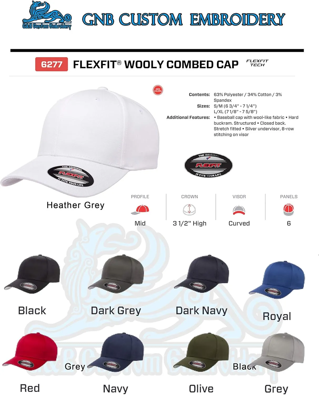 G&B Red Thin Red/Blue Line Spartan Helmet & Distressed Skull Flex Baseball Cap. Embroidered. 6277/6477 Flex Baseball Hat