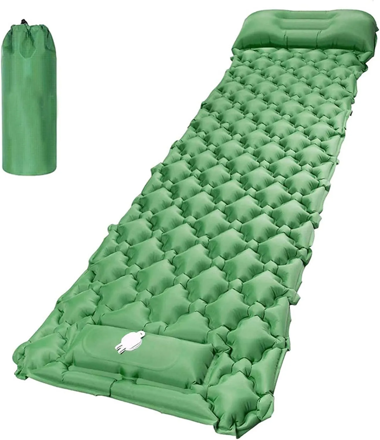 GaRcan Inflatable Sleeping Mattress Inflatable Sleeping Mat Ultralight, Portable Sleeping Pad, Waterproof Comfortable Roll Mats with Pillow, Ultralight and Small Pack Size, for Travelling, Hi