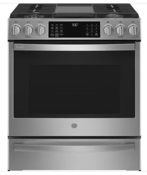 GAS FS RANGE 30" GE PROFILE STAI - PCGS930YPFS