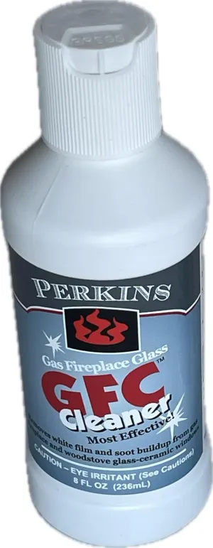 Gas Wood stove Fireplace Glass Cleaner 8 Oz Bottle Soot Remover AW Perkins 102