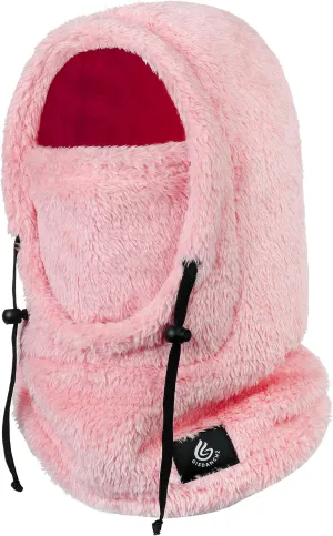 Gisdanchz Fleece Ski Mask for Women Men, Balaclava Neck Warmer Helmet Cover Hood for Cold Weather