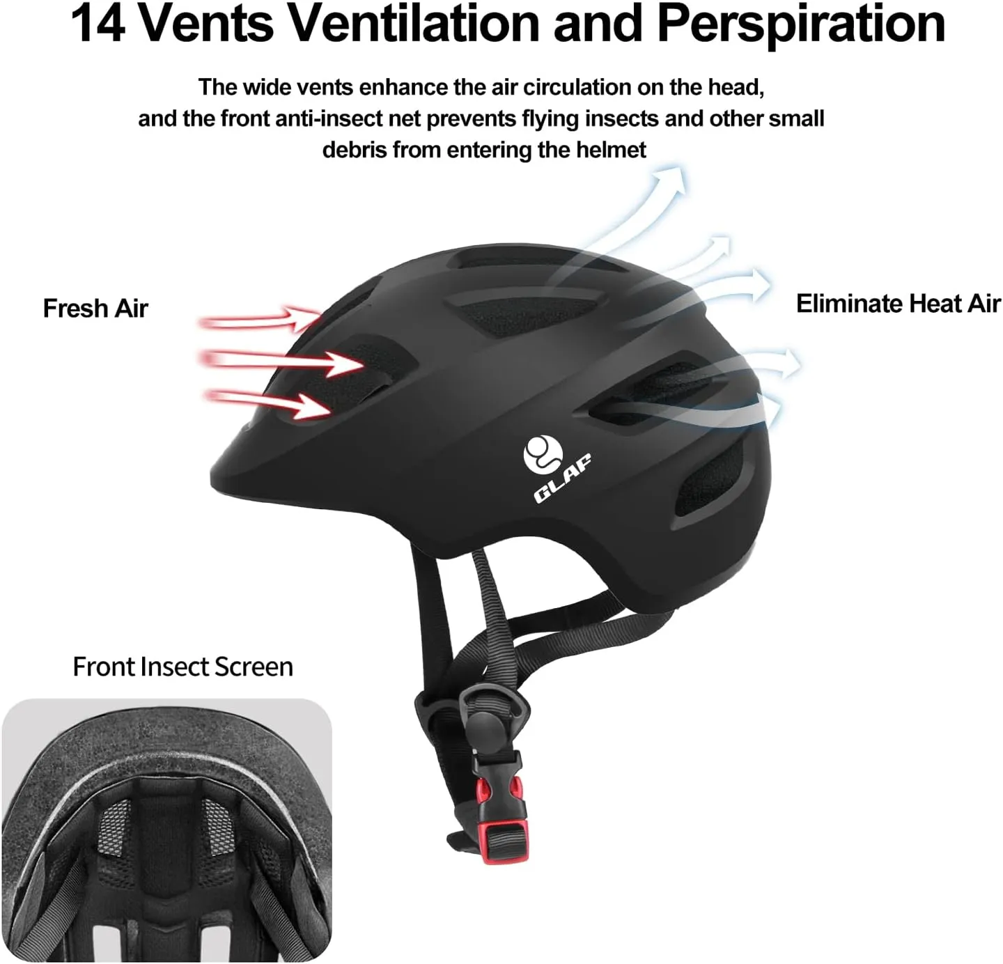 GLAF Baby Bike Helmet Infant Helmet for Toddler 1 Year Old and up Girls Boys Multi Sport Adjustable for Scooter Bicycle Kids Youth Child Skateboard Safety Cycling