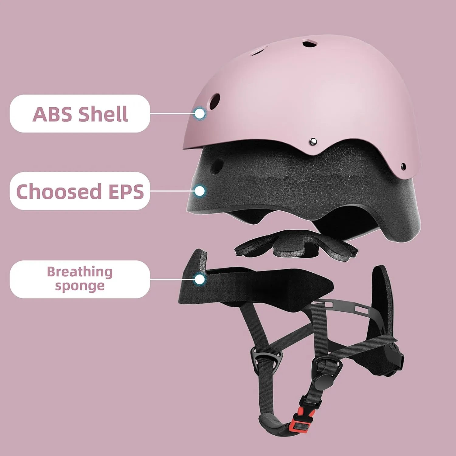 Glaf Toddler Helmet for 2-8 Years Kids Bike Helmets Baby Girls Boys Multi-Sport Adjustable Skateboard Bicycle Helmet Lightweight 3 Sizes for Toddler to Youth 8-14
