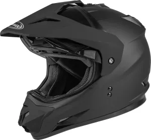 GMAX GM-11 Adult Dual-Sport Helmet for Riding Motorcycles, ATV’s, UTV’s, Snowmobiles and More (Matte Black, X-Small)
