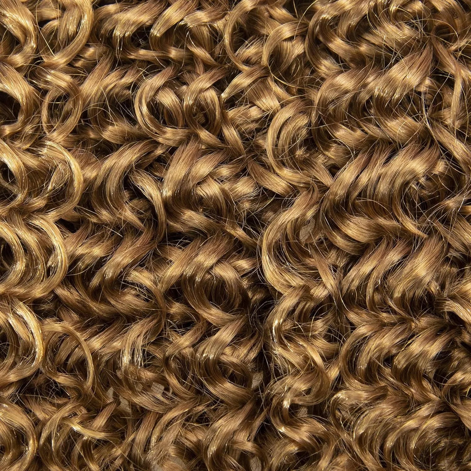 GoGo Curl Crochet hair Water Wave Crochet hair Blonde Synthetic Bohemian Crrochet Braid Deep Wave Braiding hair Extensions (27#, 14inch)