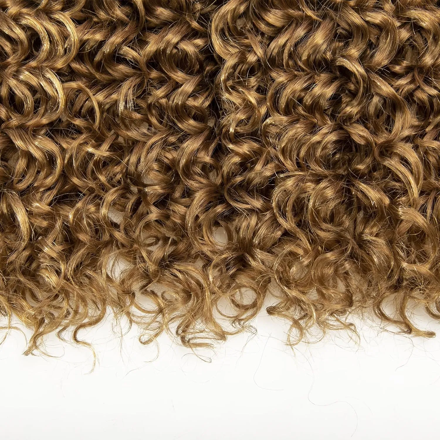 GoGo Curl Crochet hair Water Wave Crochet hair Blonde Synthetic Bohemian Crrochet Braid Deep Wave Braiding hair Extensions (27#, 14inch)
