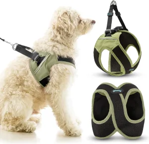 Gooby Escape Free Easy Fit X in Dog Harness - Portland Green, X-Large