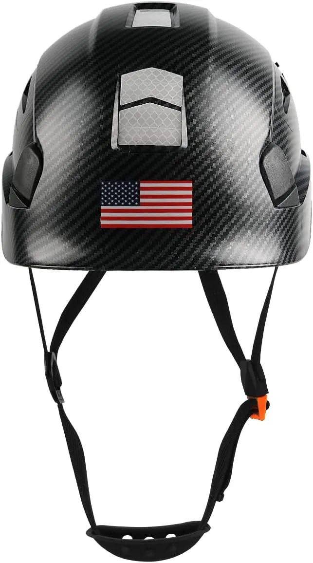 GREEN DEVIL Safety Helmet Hard Hat Adjustable Lightweight Vented ABS Work Helmet 6-Point Suspension ANSI Z89.1 Approved Ideal for Industrial & Construction
