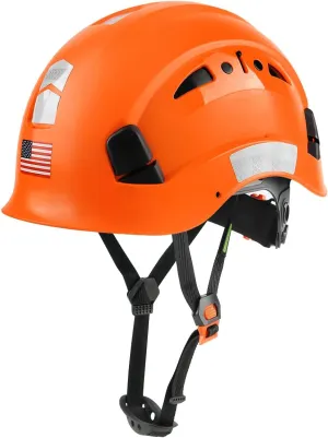 GREEN DEVIL Safety Helmet Hard Hat Adjustable Lightweight Vented ABS Work Helmet 6-Point Suspension ANSI Z89.1 Approved Ideal for Industrial & Construction