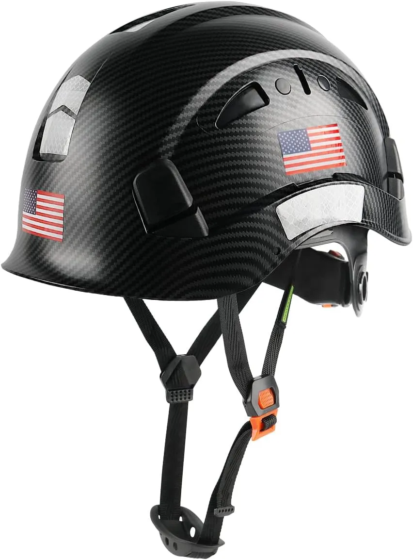 GREEN DEVIL Safety Helmet Hard Hat Adjustable Lightweight Vented ABS Work Helmet 6-Point Suspension ANSI Z89.1 Approved Ideal for Industrial & Construction