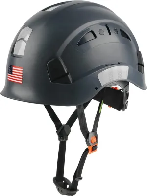 GREEN DEVIL Safety Helmet Hard Hat Adjustable Lightweight Vented ABS Work Helmet 6-Point Suspension ANSI Z89.1 Approved Ideal for Industrial & Construction